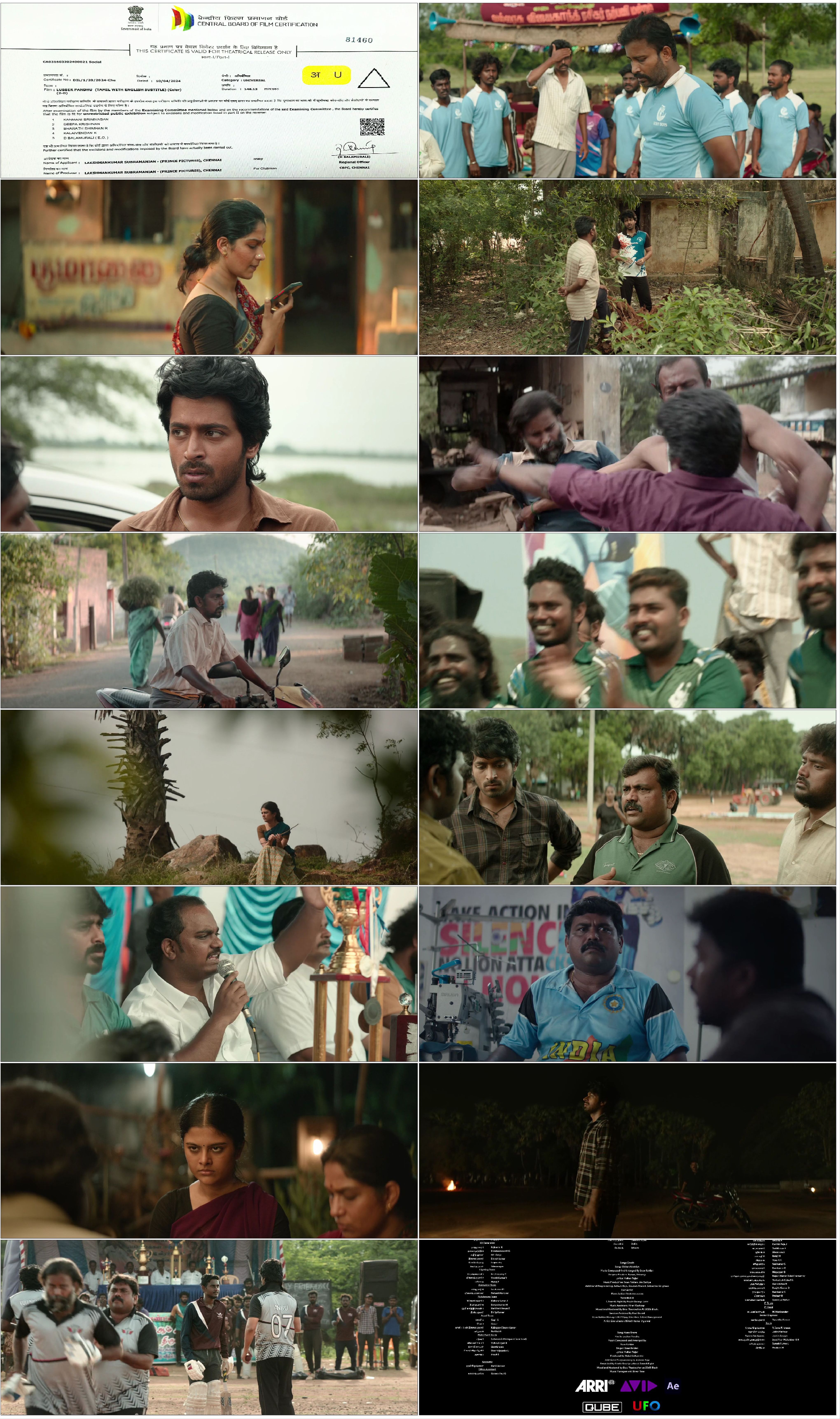 Lubber Pandhu (2024) Dual Audio [Hindi+Tamil]